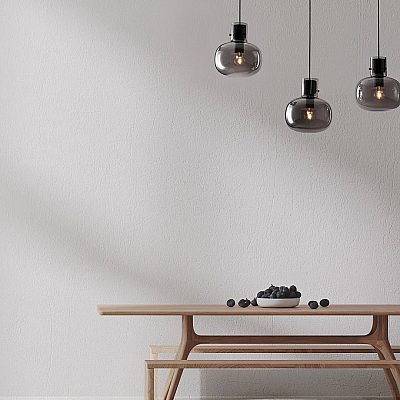 Pendant lamp Nova Luce Cinzia smoke 230V E27 IP20