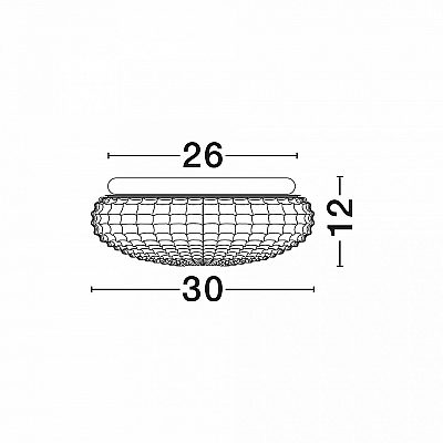 Laevalgusti Nova Luce Clam valge E27 IP44