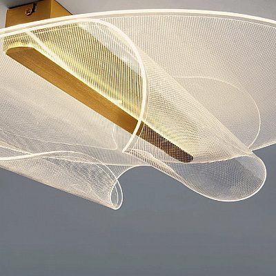 Kattovalaisin Nova Luce Copo läpinäkyvä 20W 2118lm IP20 TRIAC 3000K lämmin valkoinen
