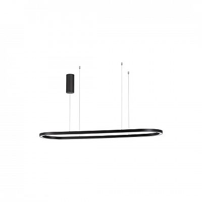 Riippuvalaisin Nova Luce Cuppe musta 230V 56W 3360lm IP20 TRIAC 3000K lämmin valkoinen