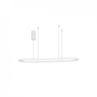 Riippuvalaisin Nova Luce Cuppe valkoinen 230V 56W 3360lm IP20 TRIAC 3000K lämmin valkoinen