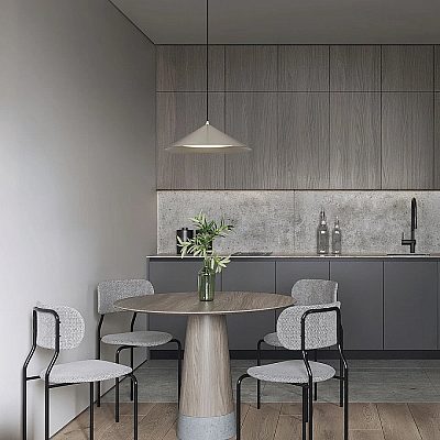 Pendant lamp Nova Luce Dario chrome 230V 21W 1667lm IP20 830