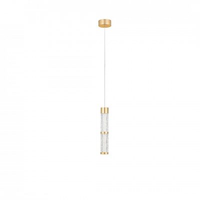 Pendant lamp Nova Luce Decora transparent / golden 11W 840lm IP20 switch dimmer 830