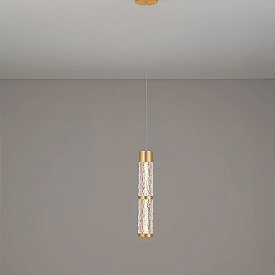Подвесной светильник Nova Luce Decora прозрачный / золотой 11W 840lm IP20 switch dimmer 830
