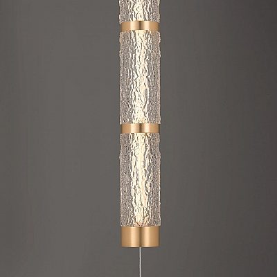 Floor lamp Nova Luce Decora transparent / golden 31W 2249lm IP20 switch dimmer 830