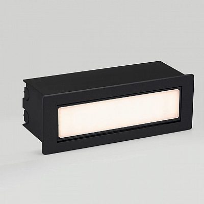 Встраиваемый фасадный светильник Nova Luce Echo черный 6W 370lm IP54 830