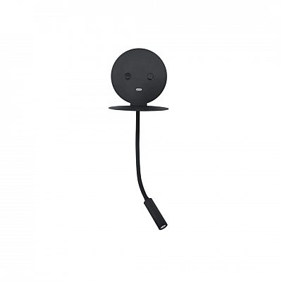 Seinävalaisin Nova Luce Eclip musta 230V 9W 520lm IP20 830