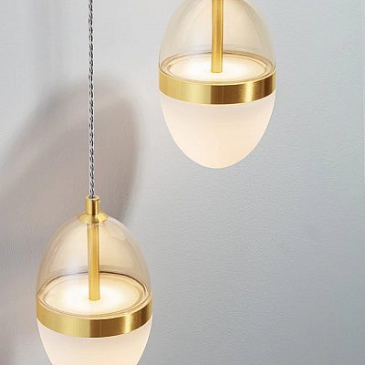 Wall light Nova Luce Egna 2 gold / amber 230V 24W 1680lm IP20 830