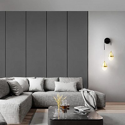 Wall light Nova Luce Egna 2 gold / amber 230V 24W 1680lm IP20 830