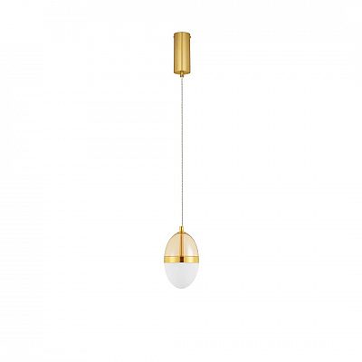 Pendant lamp Nova Luce Egna gold / amber 13W 780lm IP20 830