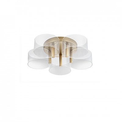 Ceiling lamp Nova Luce Gatlin transparent 230V 28W 1300lm IP20 TRIAC 3000K warm white
