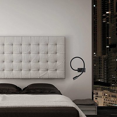 Wall light Nova Luce Geneva black 230V 3W 190lm IP20 830