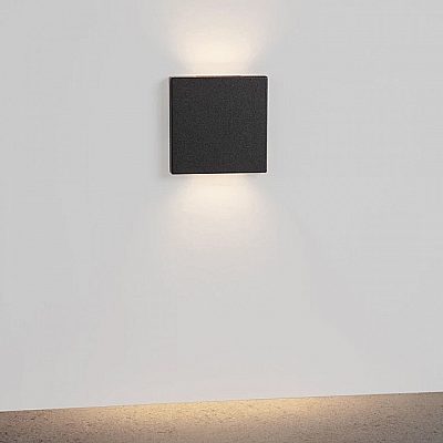 Süvistatav fassaadivalgusti Nova Luce Goz must 2W 36lm IP65 830