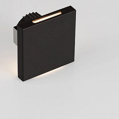 Süvistatav fassaadivalgusti Nova Luce Goz must 2W 36lm IP65 830