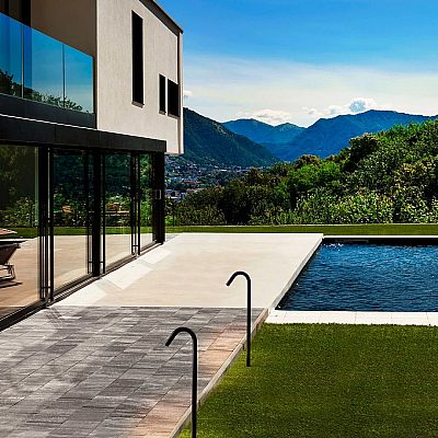 Bollard light Nova Luce Gream black 230V 5W 183lm 72° IP65 3000K warm white