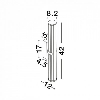 Wall light Nova Luce Hedula gold 13W 1164lm IP44 830