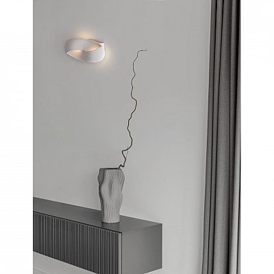 Wall light Nova Luce Infinity white 230V 6W 535lm IP20 830