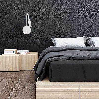 Seinavalgusti Nova Luce Jaco valge 3W 190lm IP20 3000K soe valge