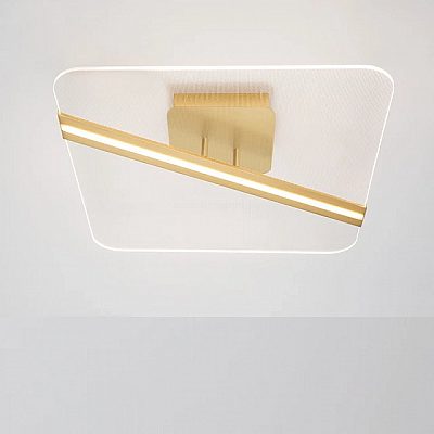 Ceiling lamp Nova Luce Jertuna transparent / golden 230V 34W 2162lm IP20 830