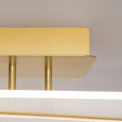 Ceiling lamp Nova Luce Jertuna transparent / golden 230V 34W 2162lm IP20 830