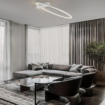 Laevalgusti Nova Luce Kiklos valge 30W 1250lm IP20 TRIAC 830