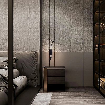 Wall light Nova Luce Logos black 230V 9W 487lm IP20 830