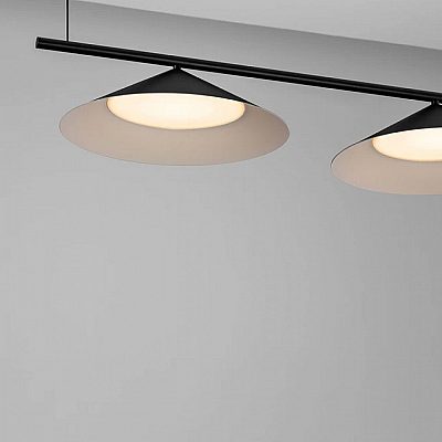 Riippuvalaisin Nova Luce Lui musta 24W 1534lm IP20 830