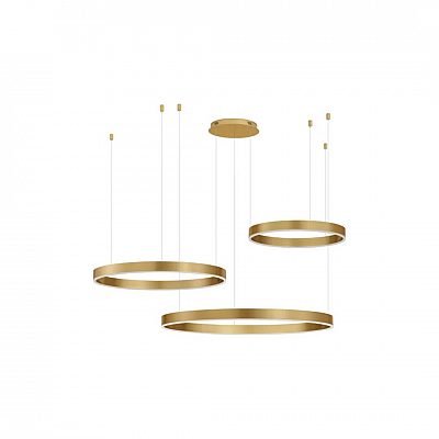 Riippuvalaisin Nova Luce Motif kultainen 110W 6160lm IP20 TRIAC 2700K-6000K