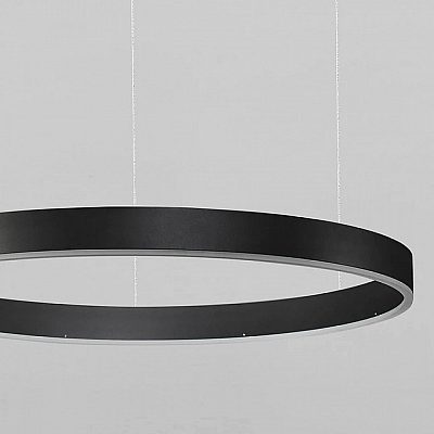 Rippvalgusti Nova Luce Motif must 40W 2800lm IP20 TRIAC 3000K soe valge