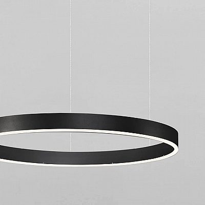 Rippvalgusti Nova Luce Motif must 40W 2800lm IP20 TRIAC 3000K soe valge