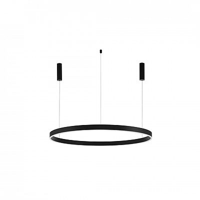 Подвесной светильник Nova Luce Motif черный 72W 5250lm IP20 TRIAC 3000K теплый белый