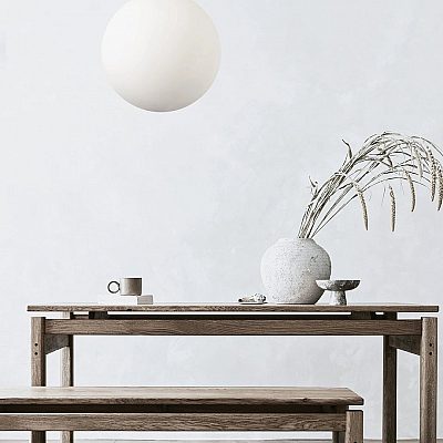 Pendant lamp Nova Luce Nevoso 50 white 230V E27 IP20