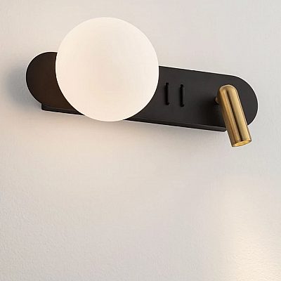 Wall light Nova Luce Noble 8 W + G9 black / golden 230V 8W 182lm IP20 830