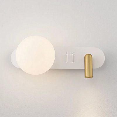 Wall light Nova Luce Noble 8 W + G9 white / golden 230V 8W 182lm IP20 830