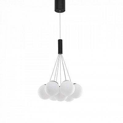 Riippuvalaisin Nova Luce Nuvole valkoinen / musta 230V 49W 2240lm E27 IP20 TRIAC