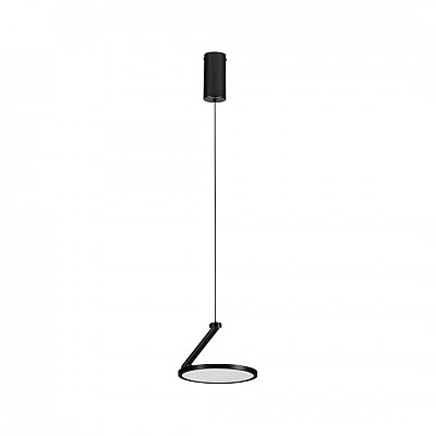Riippuvalaisin Nova Luce Opi musta 230V 14W 1085lm 72° IP20 3000K lämmin valkoinen