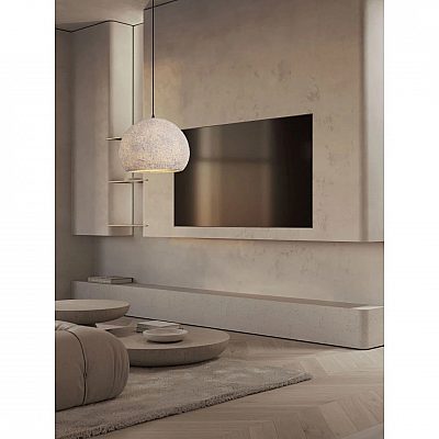 Pendant lamp Nova Luce Pashio white 230V E27 IP20