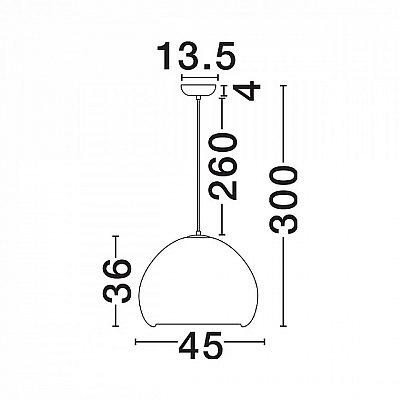 Pendant lamp Nova Luce Pashio white 230V E27 IP20