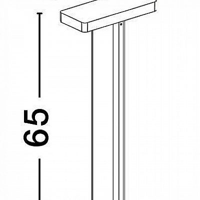 Bollard light Nova Luce Poet 16 black 230V 16W 1177lm IP65 830