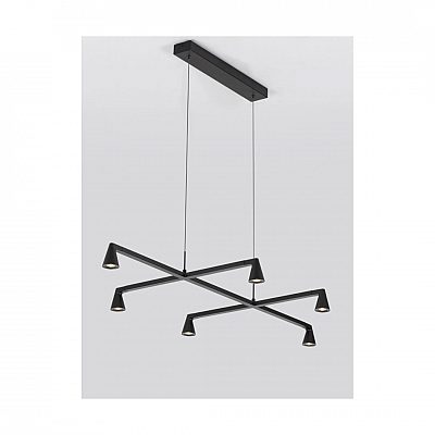 Riippuvalaisin Nova Luce Rivo musta 28W 965lm IP20 TRIAC 830