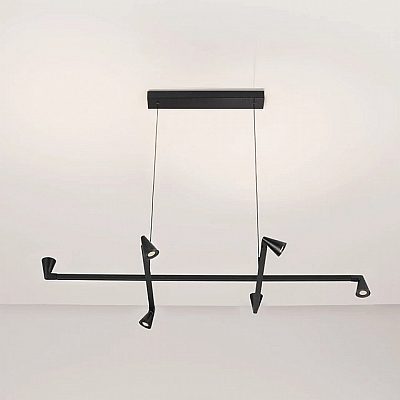 Pendant lamp Nova Luce Rivo black 28W 965lm IP20 TRIAC 830