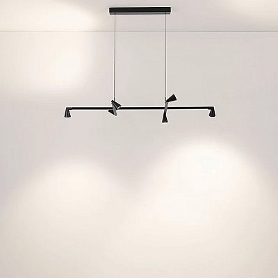 Pendant lamp Nova Luce Rivo black 28W 965lm IP20 TRIAC 830