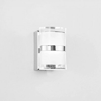 Настенный светильник Nova Luce Sabia хром / белый 10W 1026lm IP44 830