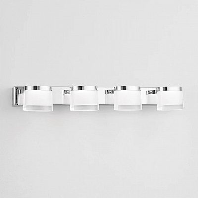 Настенный светильник Nova Luce Sabia 4 хром / белый 20W 2052lm IP44 830