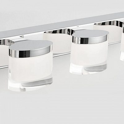 Настенный светильник Nova Luce Sabia 4 хром / белый 20W 2052lm IP44 830