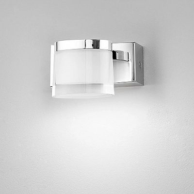 Настенный светильник Nova Luce Sabia хром / белый 5W 1026lm IP44 2530