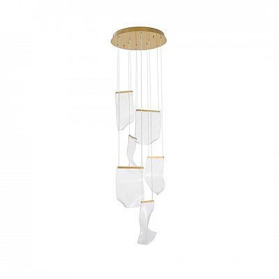 Pendant lamp Nova Luce Siderno transparent 39W 2470lm IP20 3000K warm white