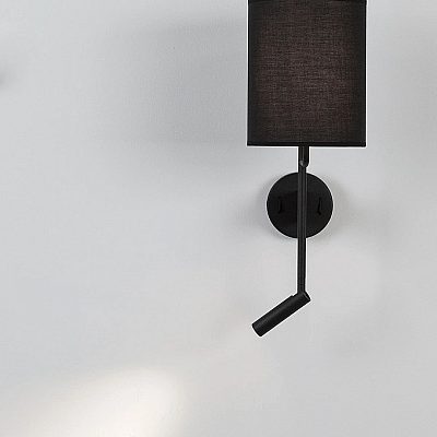 Wall light Nova Luce Yama 12 W + E27 black 230V 15W 210lm IP20 830