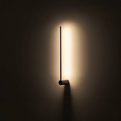 Seinävalaisin Nowodvorski Lighting Arm LED M musta 360lm 100° IP10 930