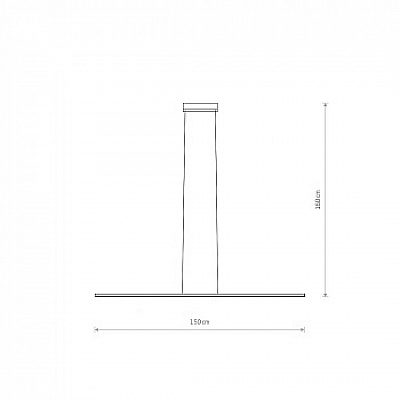 Rippvalgusti Nowodvorski Lighting Bar LED M must 32W IP20 3000K soe valge